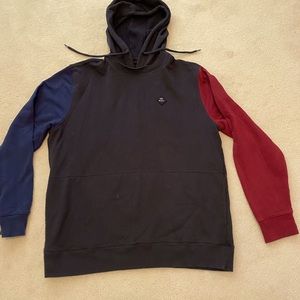 Multi-coloured Mens Hoodie Sweatshirt In Large
